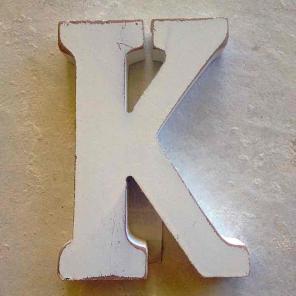 Craft K Wood Letter