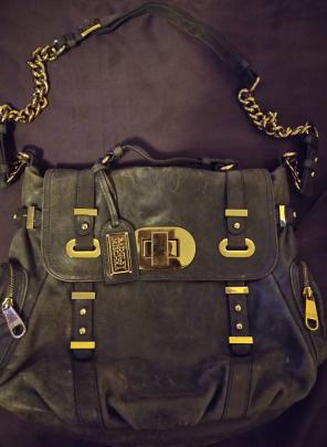 Badgley Mischka Leather Shoulder Handbags Mercari Badgley Mischka Bag