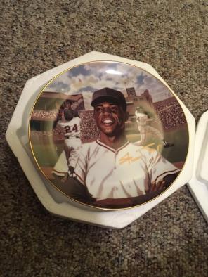 Bradford Exchange Willie Mays Plate