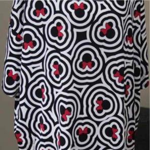 Lularoe Minnie Irma Black, White and Red