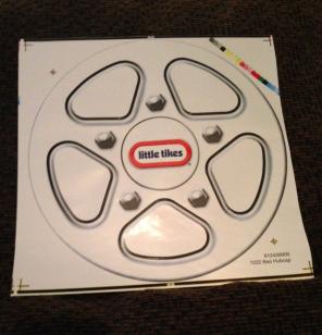 Little Tikes Race Car Bed Wheel Stickers