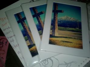 MT SHASTA CA, FRAMMED