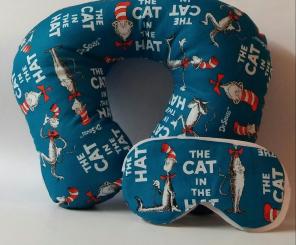 Cat in the Hat Neck Pillow Set