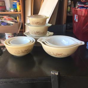Pyrex Forest Fancies Dishes