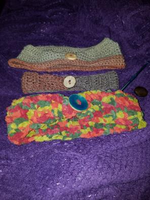 Crocheted headband