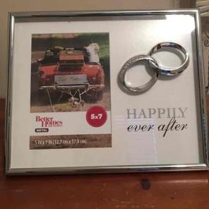 Wedding picture frame
