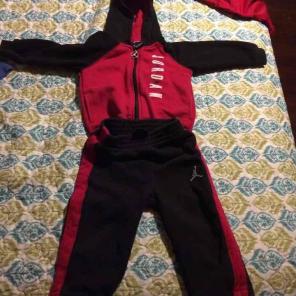 18 month boy Jordan jogging suit