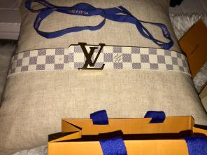 Louis Vuitton Damier Belt Men’s Size 105