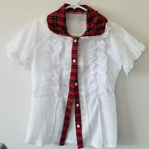 Cute school girl outfit set