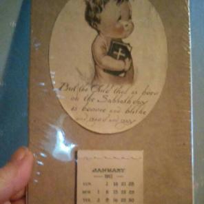 Sweet 1917 calender
