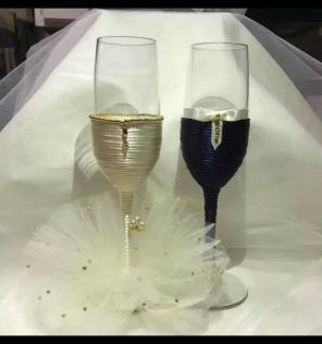 Wedding Champagne Flutes Glasses