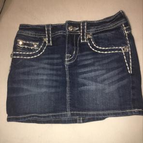 Miss Me Jean Skirt