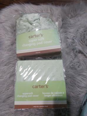 2Carters changing pad covers in package