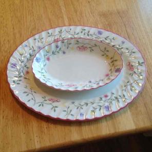 Serving platter set