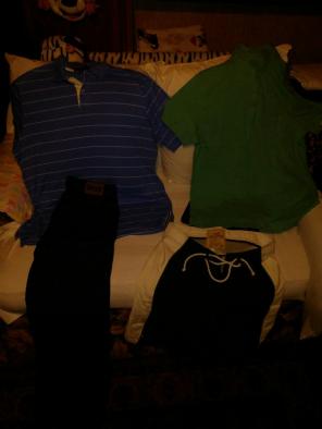 Means bundle of clothes Hollister and