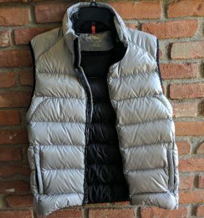 Ralph Lauren RLX Silver Nylon Puff vest