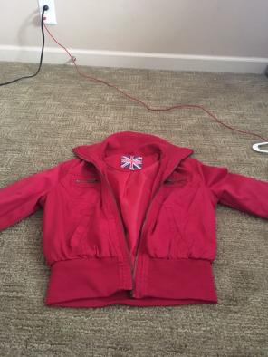 Red Bomber Jacket