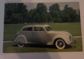 Vintage postcard 1934 Chrysler Airflow