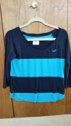 Blue and Navy Stripped Shirt