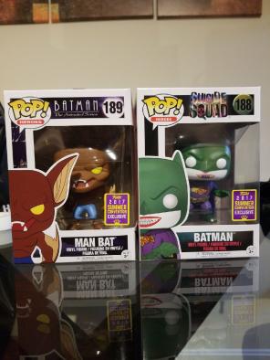 Funko Exclusive Manbat and Batman