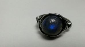Labradorite Wire Ring