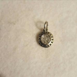 rhinestones circle charm