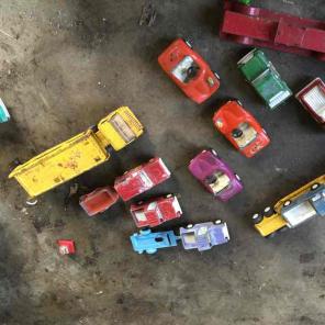 Vintage Tonka and Tootsie toys