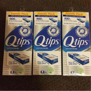 4500!!! Q-tips Cotton Swabs.