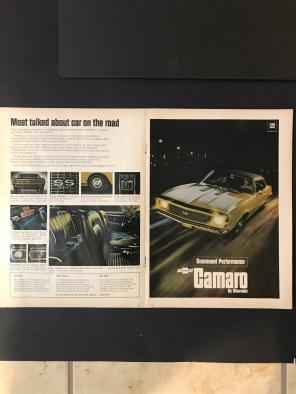 Vintage 1966 Chevy Camaro Print Ad