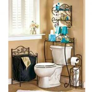 Jeweled Bathroom Wall Shelf