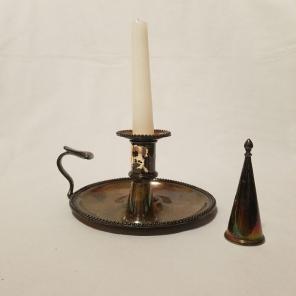 Vintage chamberstick candle holder