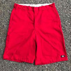 Vintage red Dickies work shorts