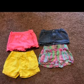 4 Pr 12mos Shorts