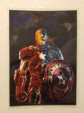 Captain America: Civil War 5x7" Print