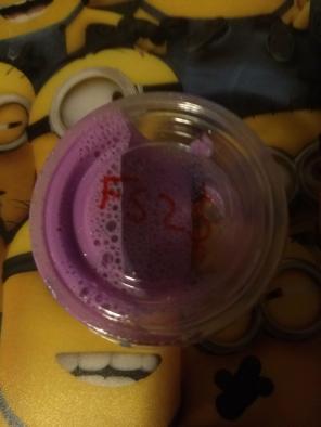Purple strawberry scent slime