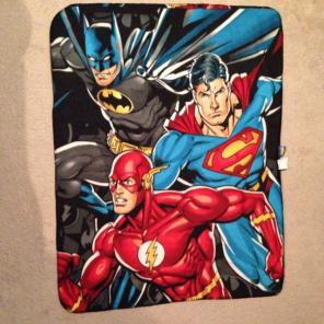 Justice League Tote And Throw Set