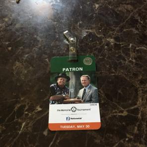 2017 Memorial Tournament Golf Ticket