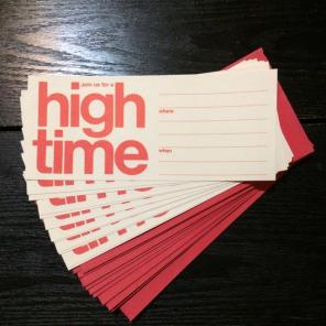 Antique High Times Invitations&Envelopes