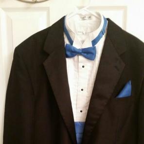 Neil Allyn Black & Royal Blue Tuxedo