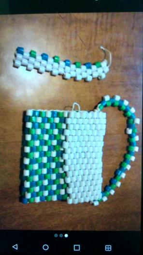 Handmade hair accessories, belts, purse