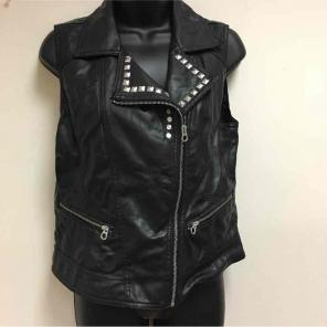 Women's Paper Tree Lg Black Vest