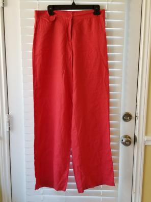 Max Studio Coral Linen Pants