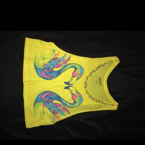 Flamingo Crop Top -- Never Worn!!