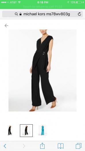 Michael Kors Wrap Front Jumpsuit