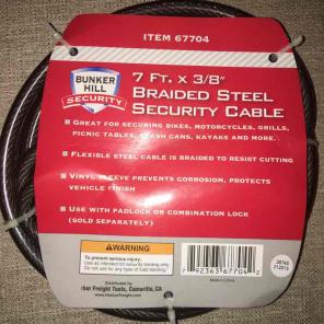 Braided steel Security Cable