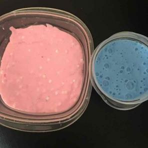 8 oz Fluffy Strawberry Snowball Slime