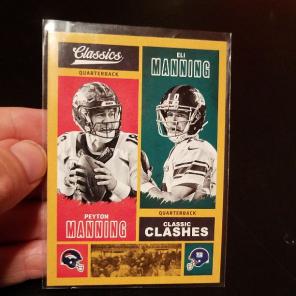 2017 Classics Peyton/Eli Manning insert