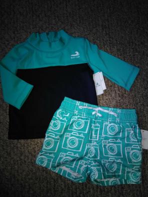 NWT baby Gap camera photograph swimsuit