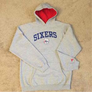 Philadelphia 76ers Gray Hoodie