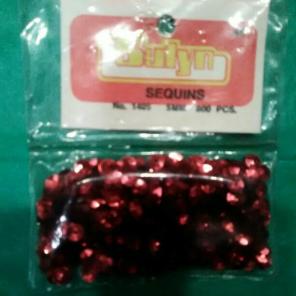 Sequins red color 800 pcs